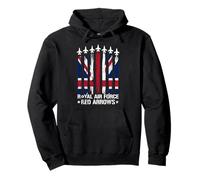 Proud Air Force RAF Veteran Pilot Flag UK British Military Pullover Hoodie