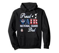 Proud Air National Guard Dad Air Force Veterans Day Pullover Hoodie