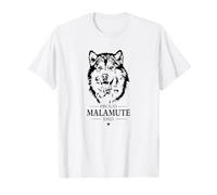 Proud Alaskan Malamute Dad Funny Dogs Owners Sled Dog T-Shirt