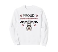 Proud Alaskan Malamute Mom Alaskan Malamute Dog Lover Sweatshirt