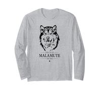 Proud Alaskan Malamute Mom Funny Dogs Owners Sled Dog Long Sleeve T-Shirt
