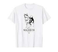 Proud Alaskan Malamute Mom Funny Dogs Owners Sled Dog T-Shirt