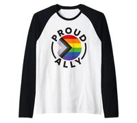 Proud Ally Raglan Baseball Tee