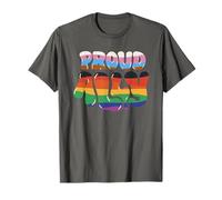 Proud Ally - Rainbow Community Supporter Flag Pride Trans T-Shirt