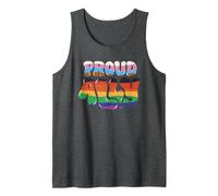 Proud Ally - Rainbow Community Supporter Flag Pride Trans Tank Top