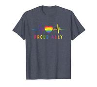 Proud Ally T-Shirt, Men, Heather Blue, 6X-Large