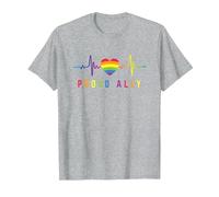 Proud Ally T-Shirt, Men, Heather Grey, 6X-Large