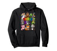 Proud Ally Unicorn Alien Bigfoot Axolotl Raccoon Panda Pullover Hoodie