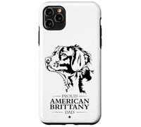 Proud American Brittany Dad Hunting Dog Brittany Owners Case for iPhone 11 Pro Max