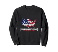 Proud American Heritage Picker Vintage Vibe Artwork Sweatshirt