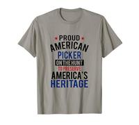 Proud American Heritage Picker Vintage Vibe Artwork T-Shirt