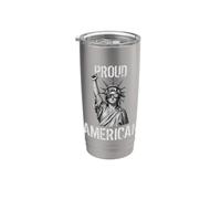 Proud American Liberty Statue 250th Anniversary Stainless Steel Insulated Tumbler