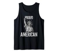 Proud American Liberty Statue 250th Anniversary Tank Top