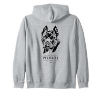Proud American Pitbull Dad Funny Dog Owner Cute Dogs Zip Hoodie