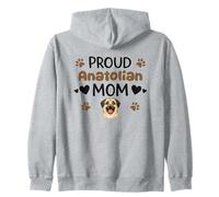 Proud Anatolian Mom Anatolian Shepherd Dog Lover Zip Hoodie