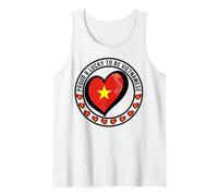 Proud And Lucky To Be Vietnamese I Love Vietnam Flag Graphic Tank Top
