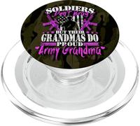 Proud Army Grandma Soldiers Don't Brag Military Grandmother PopSockets PopGrip for MagSafe