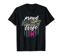 Proud Army Wife wife of a brave US soldier T-Shirt