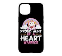 Proud Aunt of A Heart Warrior CHD Awareness Niece Nephew Case for iPhone 15 Plus