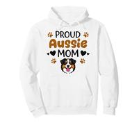Proud Aussie Mom Australian Shepherd Dog Lover Pullover Hoodie