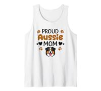 Proud Aussie Mom Australian Shepherd Dog Lover Tank Top