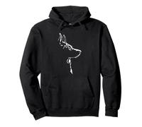 Proud Australian Kelpie portrait dog mom Working Kelpie dog Pullover Hoodie
