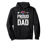 Proud Autism Dad Awareness Support Father Pullover Hoodie