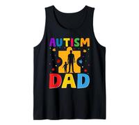 Proud Autism Dad - Special Needs Child Father Awareness Tank Top