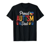 Proud Autism Dad - Special Needs Child Son Father Awareness T-Shirt