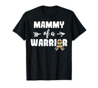 Proud Autism Mammy Autism Awareness Mammy Of A Warrior T-Shirt