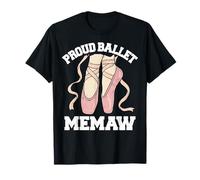 Proud Ballet Memaw Funny Ballerina Dance Recital T-Shirt