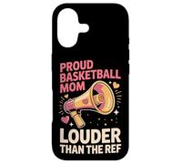 Proud Basketball Mom Louder Than The Ref Basketball Moms Case for iPhone 17