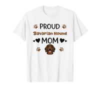 Proud Bavarian Hound Mom Bavarian Mountain Scent Hound Dog T-Shirt