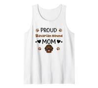 Proud Bavarian Hound Mom Bavarian Mountain Scent Hound Dog Tank Top