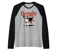 Proud Beagle Dog Breed Owner Hound Raglan Baseball Tee
