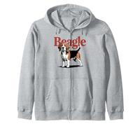 Proud Beagle Dog Breed Owner Hound Zip Hoodie