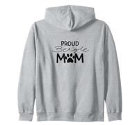 Proud Beagle Mom Beagle Dog Lover Zip Hoodie