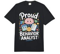 Proud Behavior Analyst Applied Behavior Analysis Comfort Colors Adult Heavyweight T-Shirt