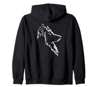 Proud Belgian Tervuren portrait dog mom Belgian Shepherd dog Zip Hoodie