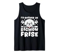 Proud Bichon Frise Dog Owner Cute Dog Lover Tank Top