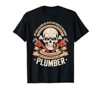 Proud Blue Collar Plumber with A Rare Skillset Plumbing T-Shirt
