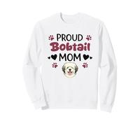 Proud Bobtail Mom Old English Sheepdog Dog Lover Sweatshirt