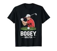 Proud Bogey Golfer One Over Par Identity Badge Art Pride T-Shirt