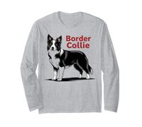 Proud Border Collie Dog Breed Owner Herding Long Sleeve T-Shirt