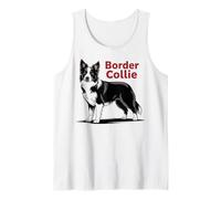 Proud Border Collie Dog Breed Owner Herding Tank Top