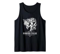 Proud Border Collie Mom Funny Dog Owners Collie Dog Tank Top