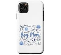Proud Boy Mom Life Wild Sons Hydrangea Dragonfly Case for iPhone 11 Pro Max