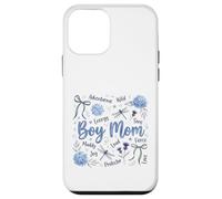 Proud Boy Mom Life Wild Sons Hydrangea Dragonfly Case for iPhone 12 mini