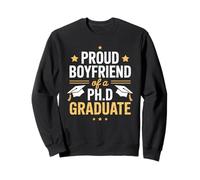 Proud Boyfriend PhD Graduate Doctorate Degree Sweatshirt