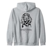 Proud Boykin Spaniel Mom Funny Dog Owners Boykin Spaniel Dog Zip Hoodie